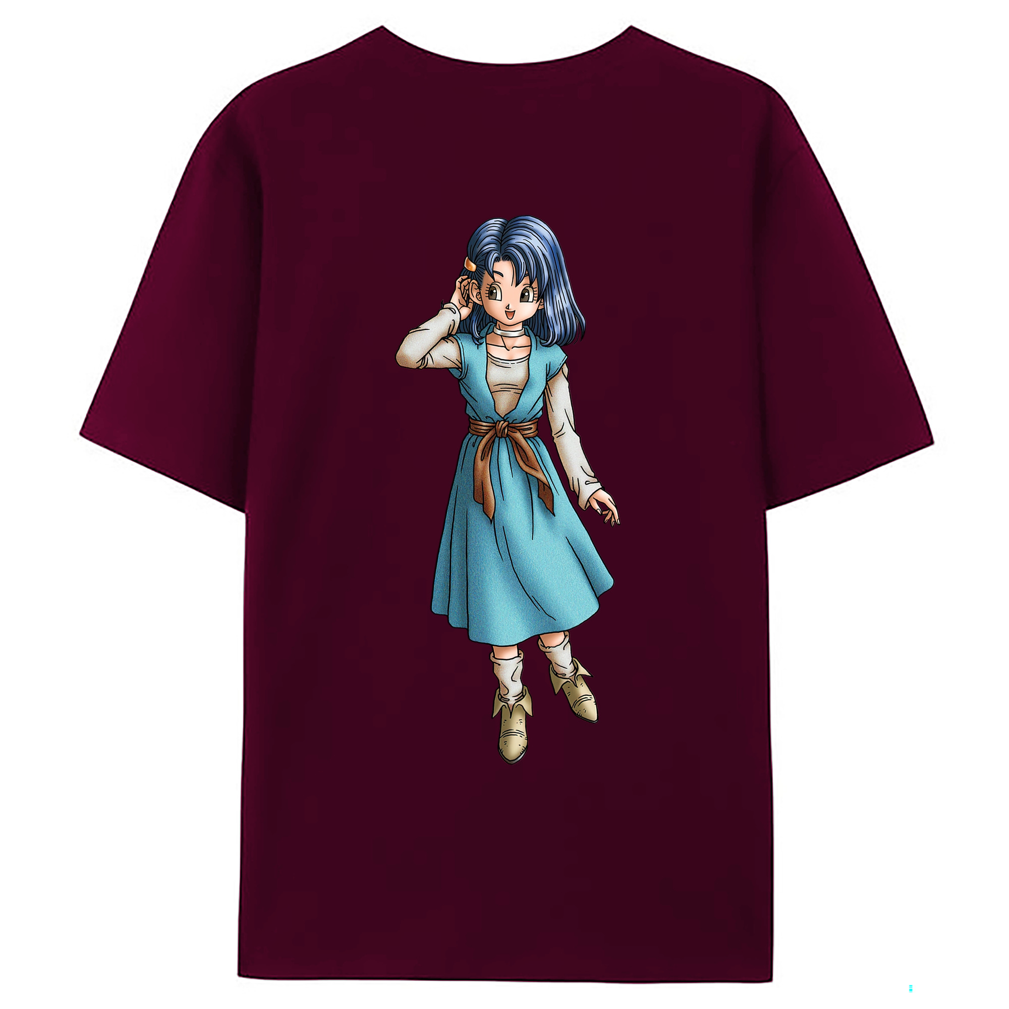 （画像用） ドラゴンクエスト Doragon Kuesuto Dragon Quest レディース半袖Tシャツ(バックプリント)